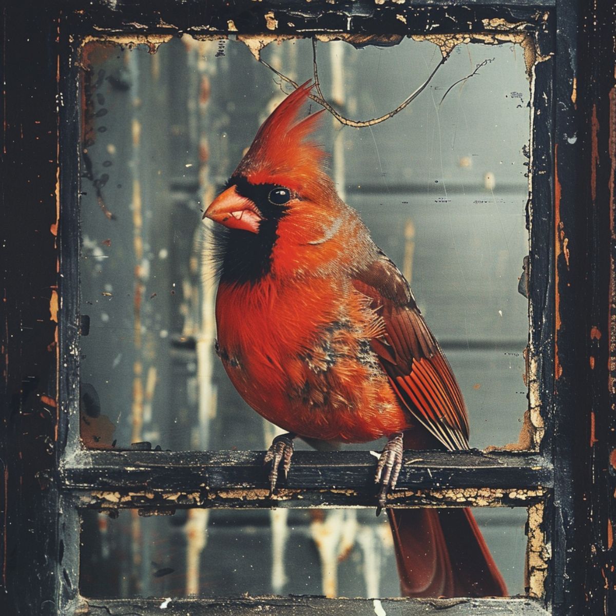 cardinal knocking on window meaning