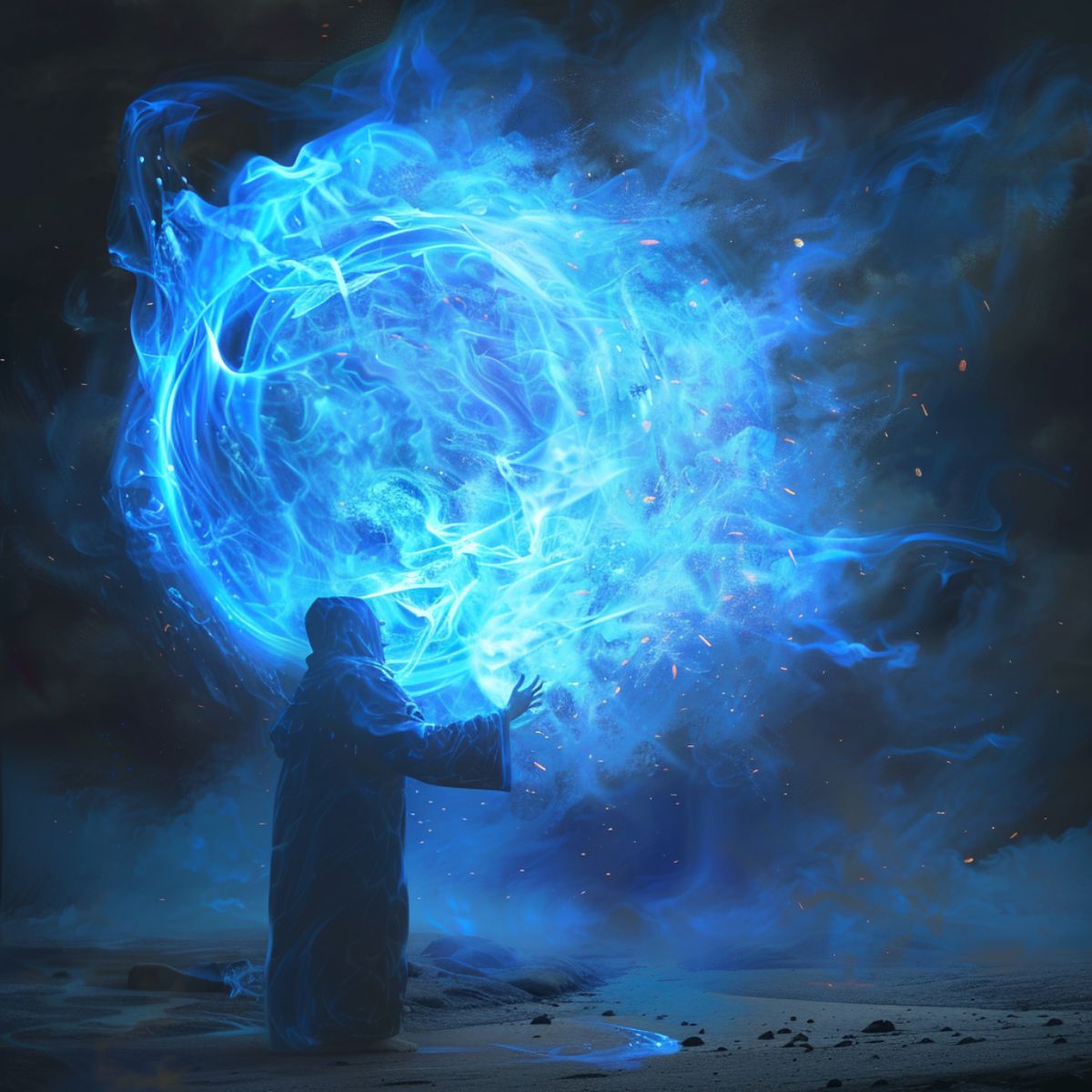 blue flame meaning spiritual