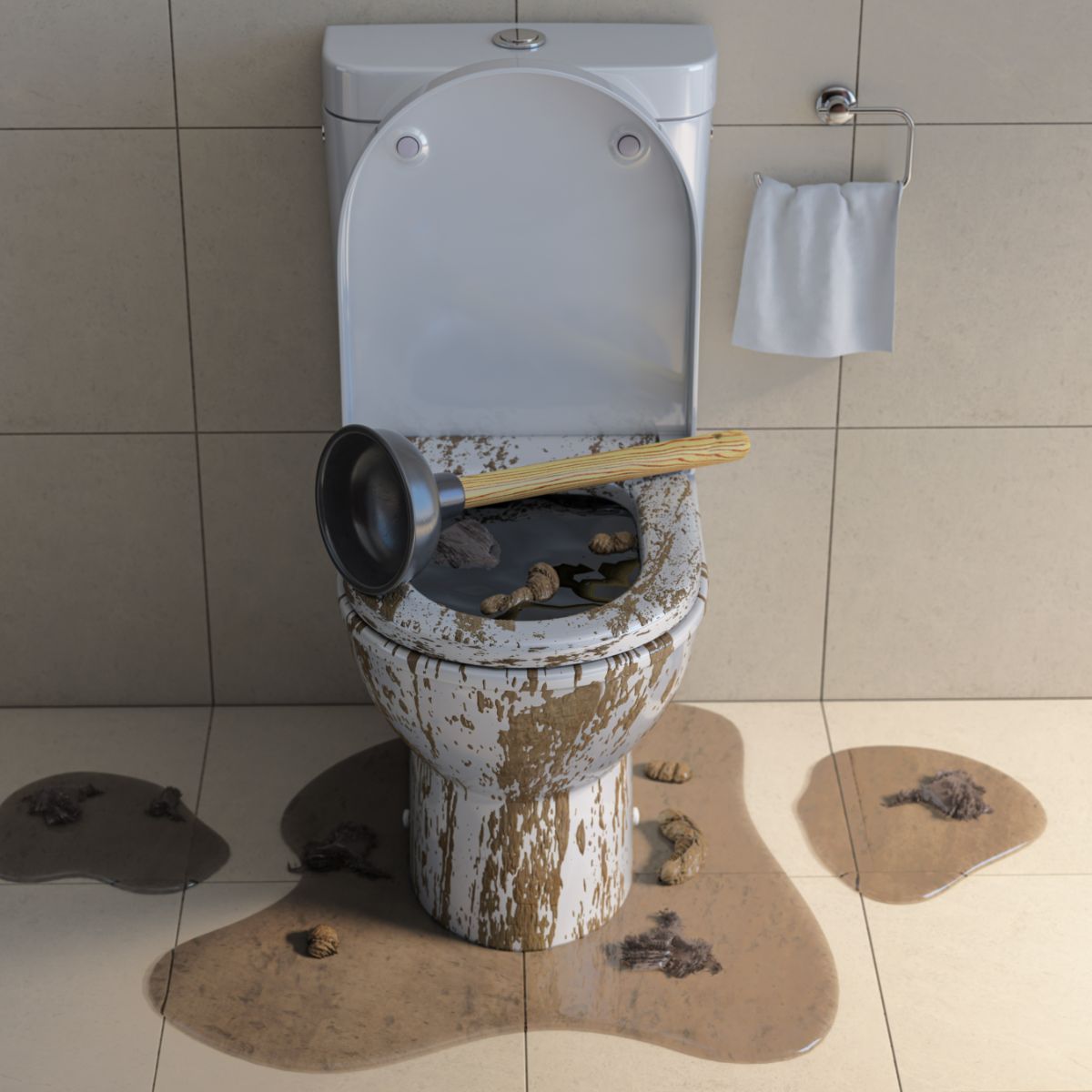 overflowing toilet dream