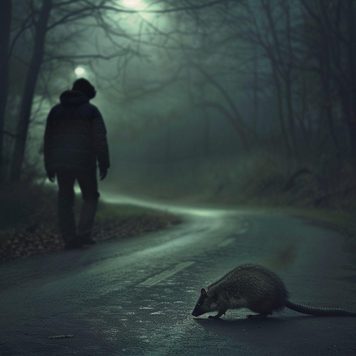 possum crossing your path meaning