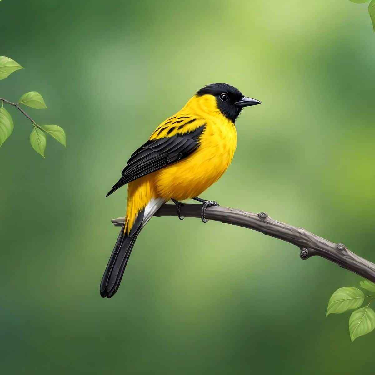 seeing a yellow and black bird meaning