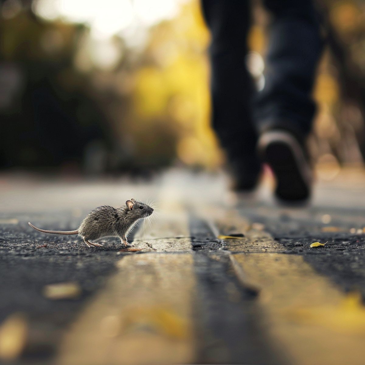 spiritual meaning of rat crossing your path