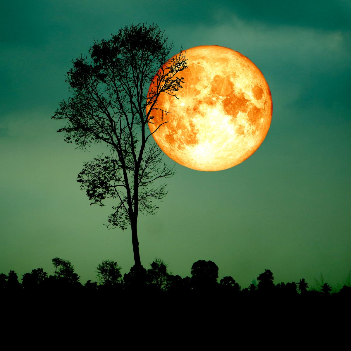 what does a orange moon mean spiritually