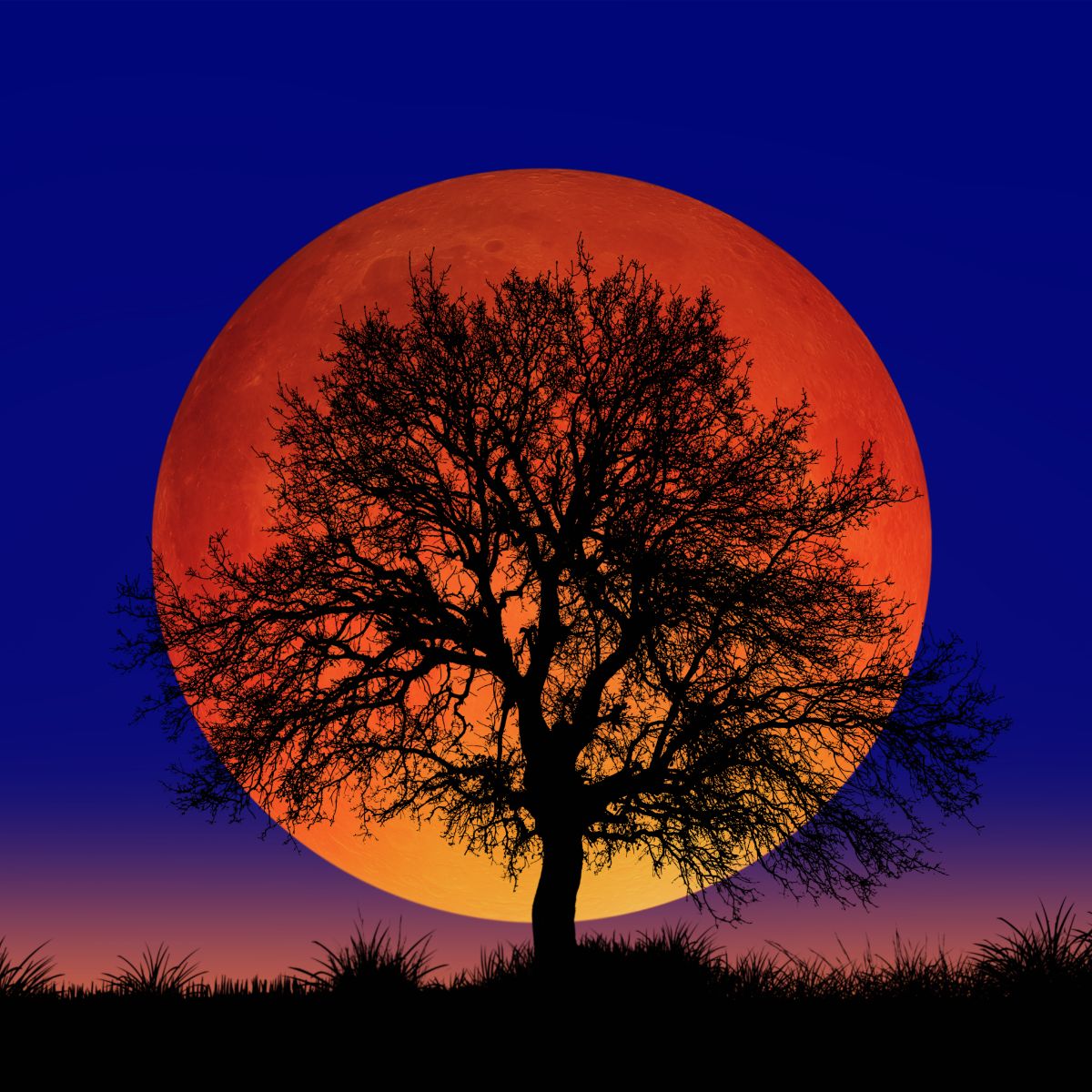 what does orange moon mean spiritually