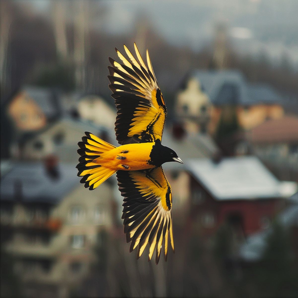 yellow and black bird spiritual meaning