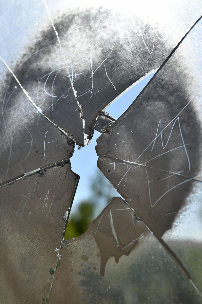 accidentally breaking glass meaning in christianity