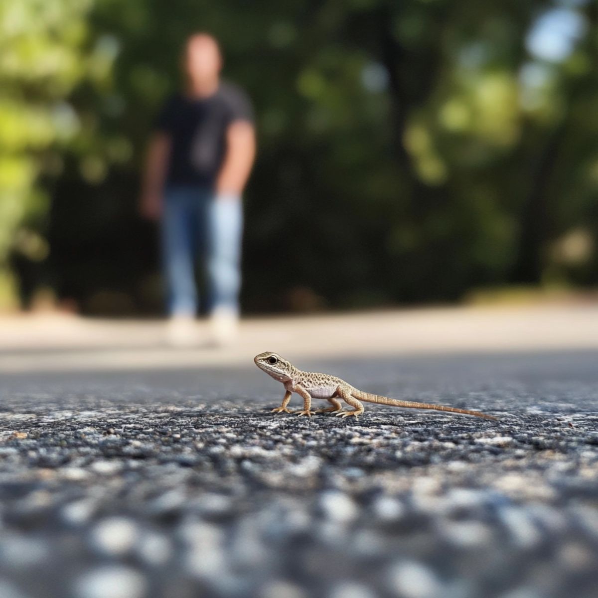 lizard crossing path meaning