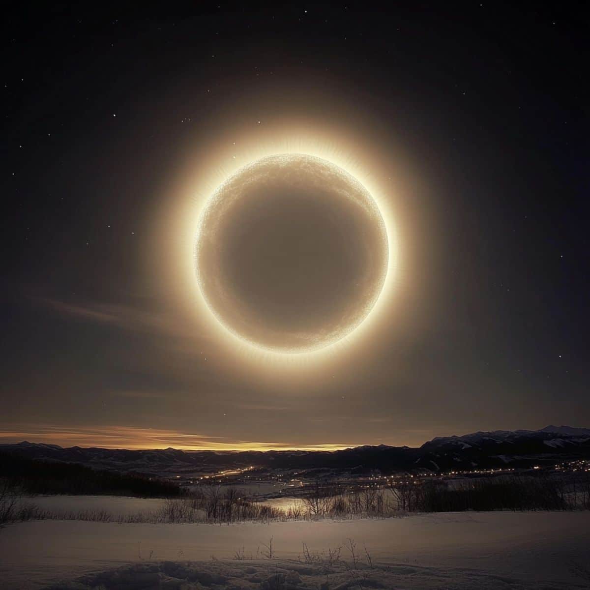 rings around the moon