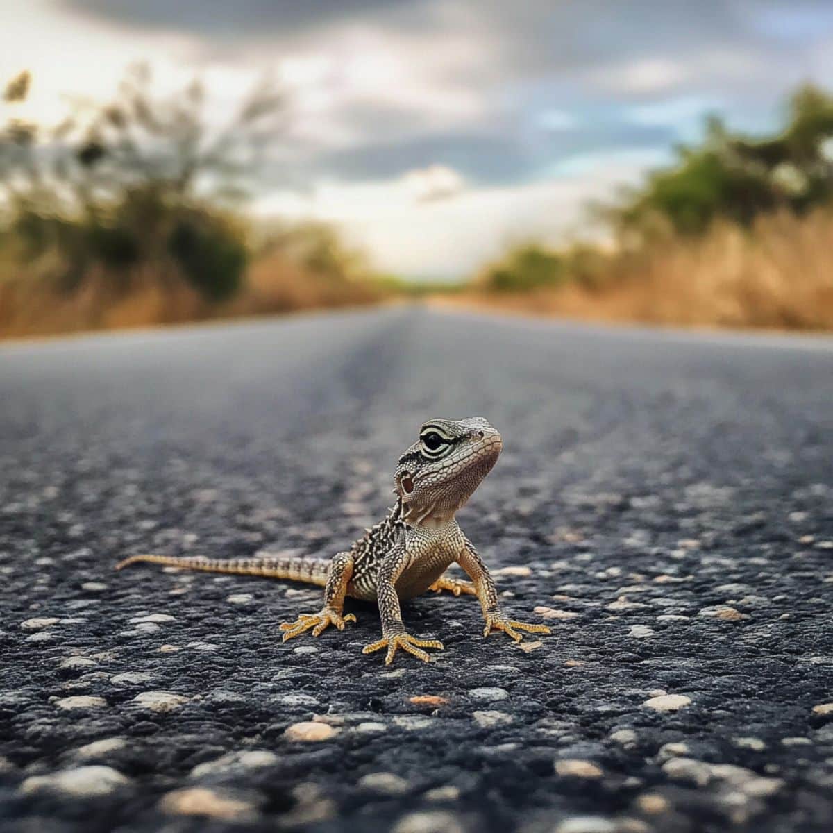 spiritual meaning of seeing a baby lizard