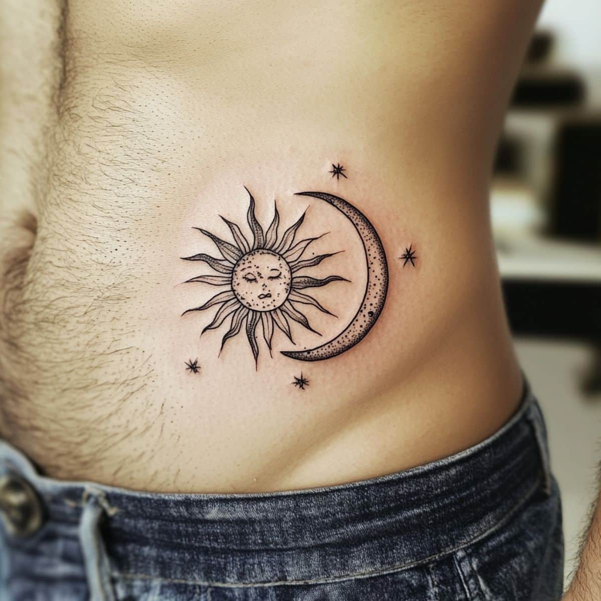 Spiritual Tattoos for Men Black