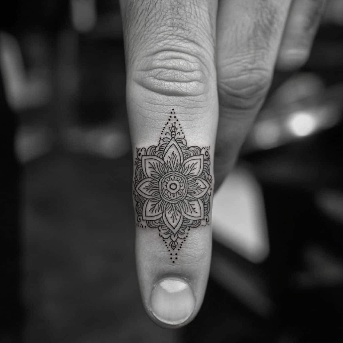 spiritual tattoo men mandala