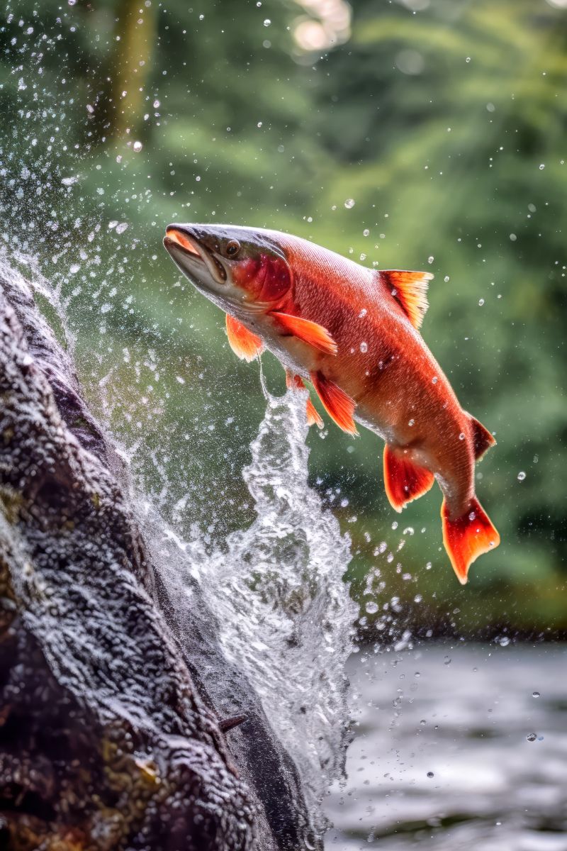 spiritual meaning of fish jumping out of water